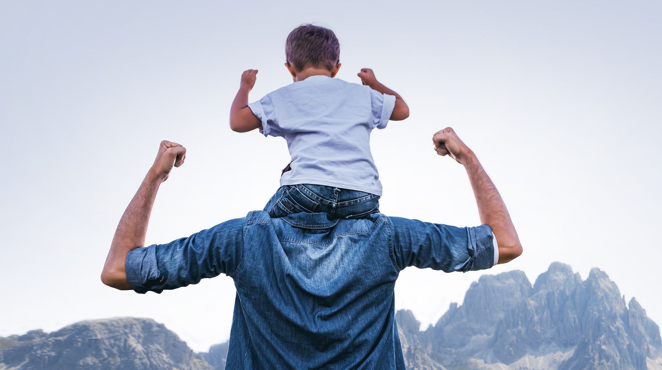 Starker Rücken für Vater und Sohn